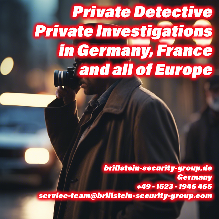 private detective in Germany France Europe